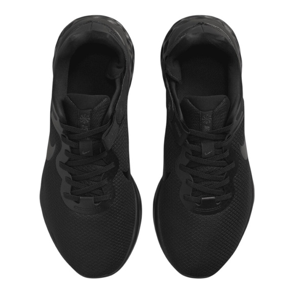 NIKE REVOLUTION 6 FLYEASE NEXT NN  WIDE 4E DD8476-001 BLACK/BLACK-DK SMOKE GREY main image 4